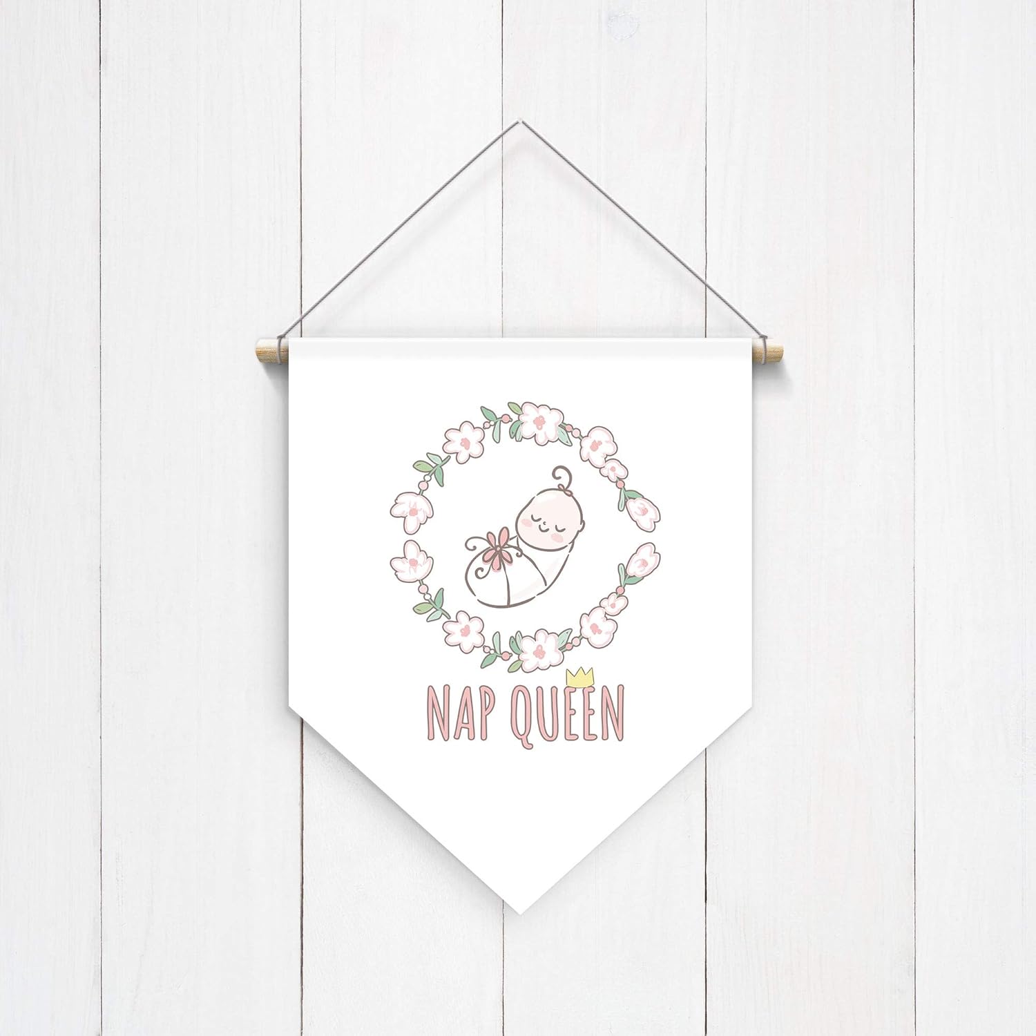 Amazon Com Kids Wall Banner Nap Queen 1 Baby Design Kids