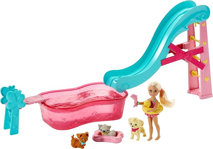 barbie puppy swimming pool