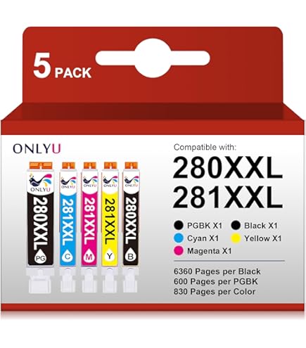 Ink, Compatible Printers Kit 6 Cartucce Inchiostro Per Canon PIXMA - Foto 8