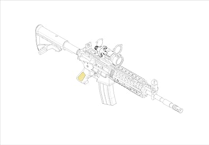 M4 Gun Drawing