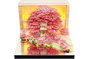3D Calendar, 3D Sculpture Calendar 2026, Carving Flower Tree House Design Tear Away Art Notepad for Home Workout School Holid