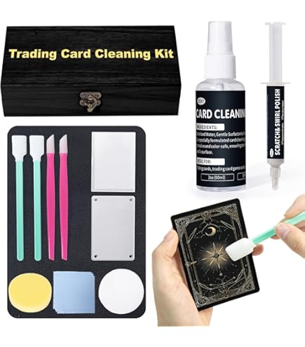 Amazon.com: ZOXY Trading Card Cleaning Kit – Boost Grading Score