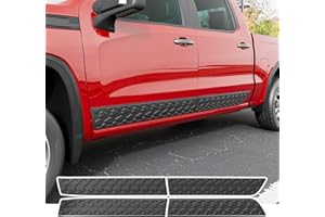 CZmenghe Door Molding Trim Compatible with 2019-2025 Chevy Silverado GMC Sierra 1500 Crew Cab Rocker Panel Molding Trim Protector Replacement for 2019-2025 Chevy Silverado Accessories