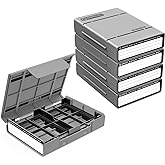 ORICO 5-Pack Hard Drive Carrying Case Protective Box for 3.5/2.5 Inch SSD HDD Portable with Anti-Static,Shockproof and Dust Proof Travel Storage Bag-PHP25-5S