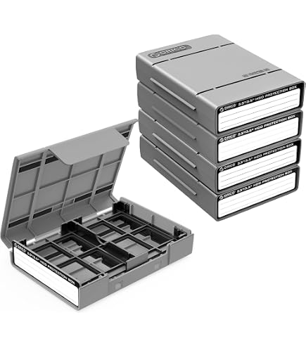 LogiLink Aluminum Hard Drive Case - Holds Up To 4x 3.5" & 2x 2.5" HDDs, Water & Dust Resistant