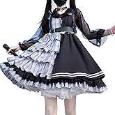 ZZEQYG Womens Girls Kawaii Lolita Gothic Dress Anime Broken Doll Costume Lockable Dress