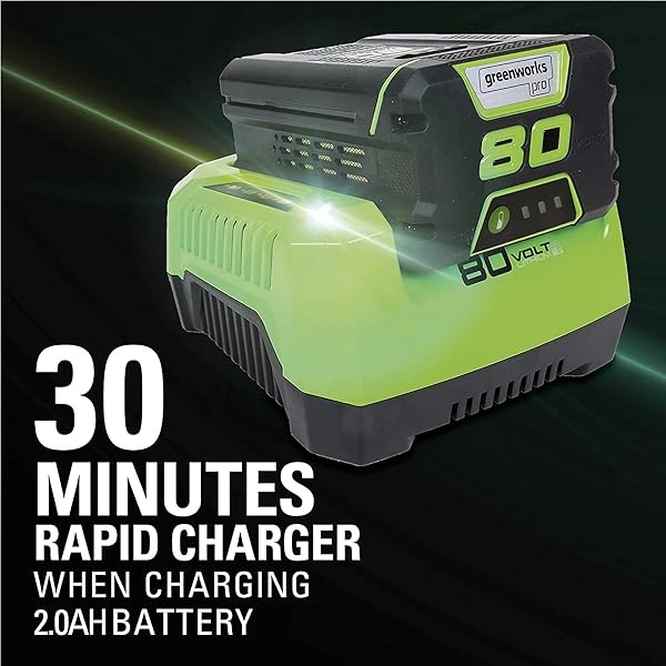GREENWORKS PRO 80V (300 WATT) POWER INVERTER, 120V AC, FOR CHARGING SMALL ELECTRONICS, SMART PHONES, TABLETS, SMALL TELEVISIONS, TOOL-ONLY, IV80A00