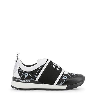 love moschino black sneakers