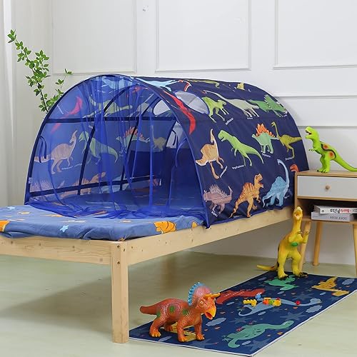 Bed Tent for Kids Lucky Castle Toddler Bed Tent Foldable Game House for  Children Play Tents for Girls Boys Sle
