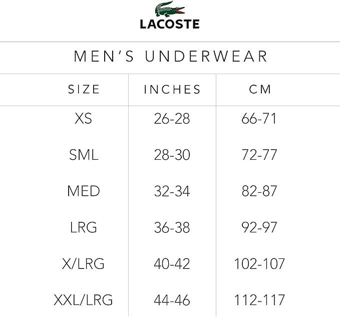 金盒特价 Lacoste 法国鳄鱼 皮马棉 男式四角内裤*3条装 M码4.1折.24 海淘转运到手约￥123