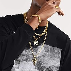 Gold Chain for Mens Hip hop Rapper Necklace 6MM