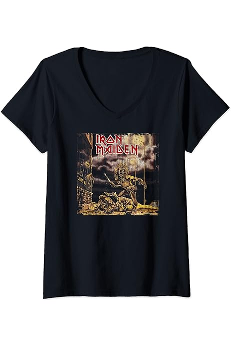 Amazon.com: Iron Maiden - Sanctuary Premium T-Shirt : Clothing, Shoes \u0026  Jewelry