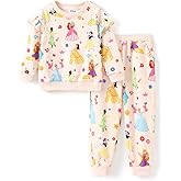 Disney Frozen Toddler Girl Outfits Long Sleeve Shirt and Pocket Pant Clothing Sets Fall Casual Pullover Dailywear