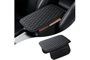 Car Center Console Cushion Pad for Toyota 4Runner 4-Runner 2010-2024, Leather Waterproof Armrest Seat Box Cover Protector Car