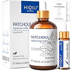 HIQILI Patchouli Essential Oil 100ML, Pure Natural