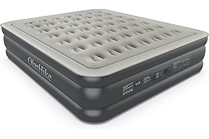 OlarHike Air Mattress with Built in Pump, King Size 18 Inch Elevated Quick Inflation/Deflation Inflatable Bed, Durable Family Blow Up Bed, Ideal for Camping, Home, Guest, Travel Cushion, Indoor