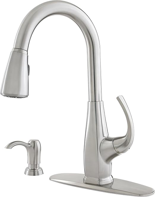 Pfister Selia 1 Handle Pull Down Kitchen Faucet With Soap