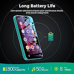 72GB WiFi Mp3 Player with Bluetooth, TIMMKOO