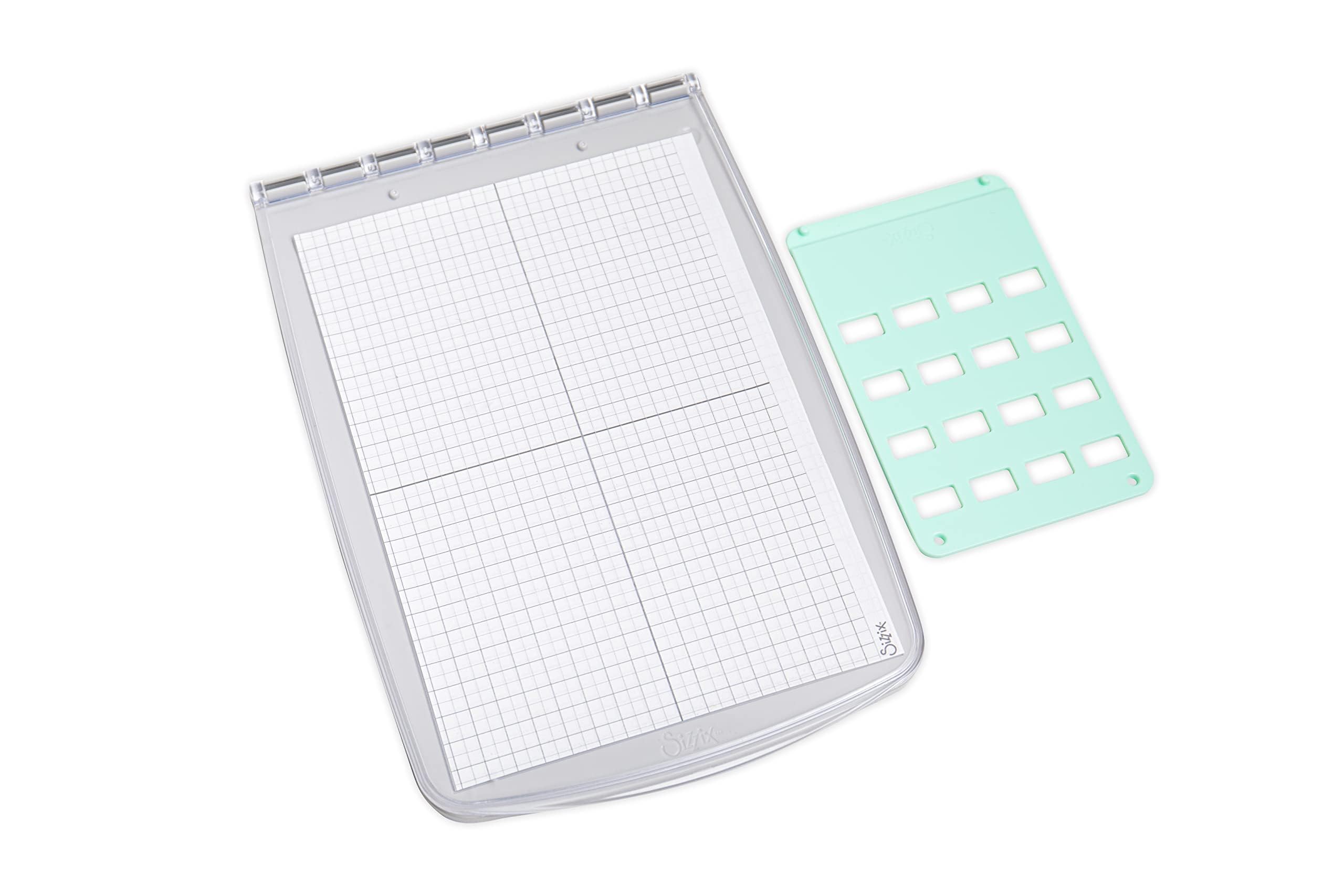 Sizzix Making Tool Stencil & Stamp Tool - Dual-Purpose Craft Platform, Precision Alignment, Sleek Storage Design