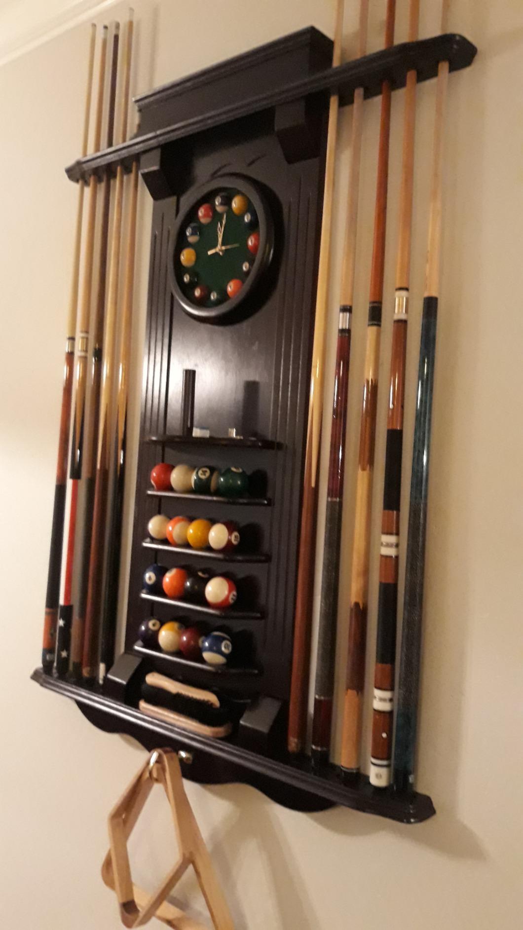 47/mo Finance ISZY Billiards Cue Rack Only 10 Pool Cue Billiard