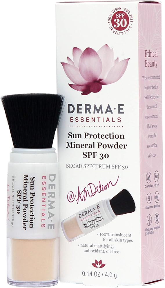 derma e sunscreen powder