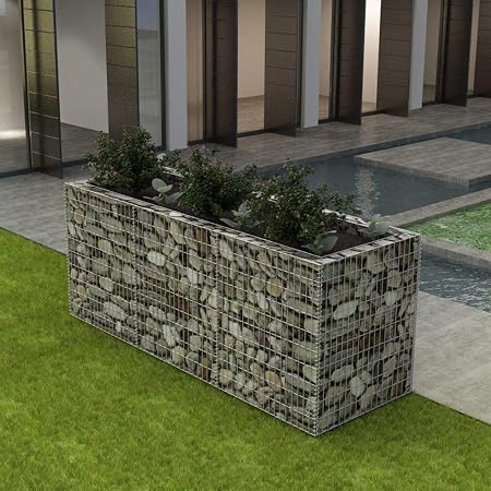 WT Trade - Cesta para Plantas de Acero galvanizado (270 x 90 x 100 ...