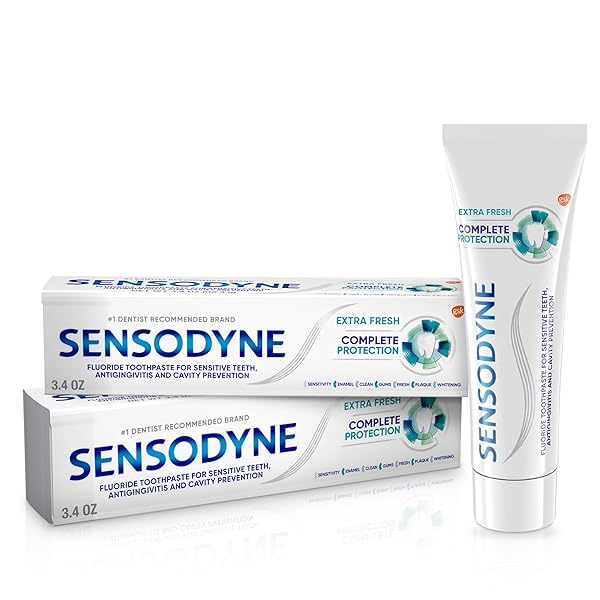 SENSODYNE COMPLETE PROTECTION SENSITIVE TOOTHPASTE FOR GINGIVITIS, SENSITIVE...