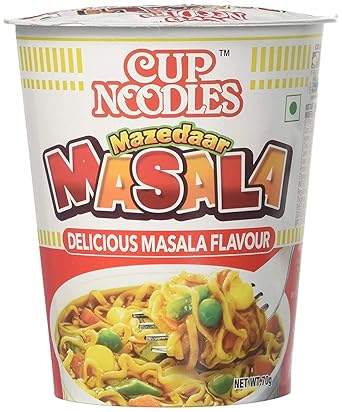 Amazon Com Nissin India Cup Noodles Mazedaar Masala 12 X 70g Pack Of 12 With Free Too Yum Snack Grocery Gourmet Food