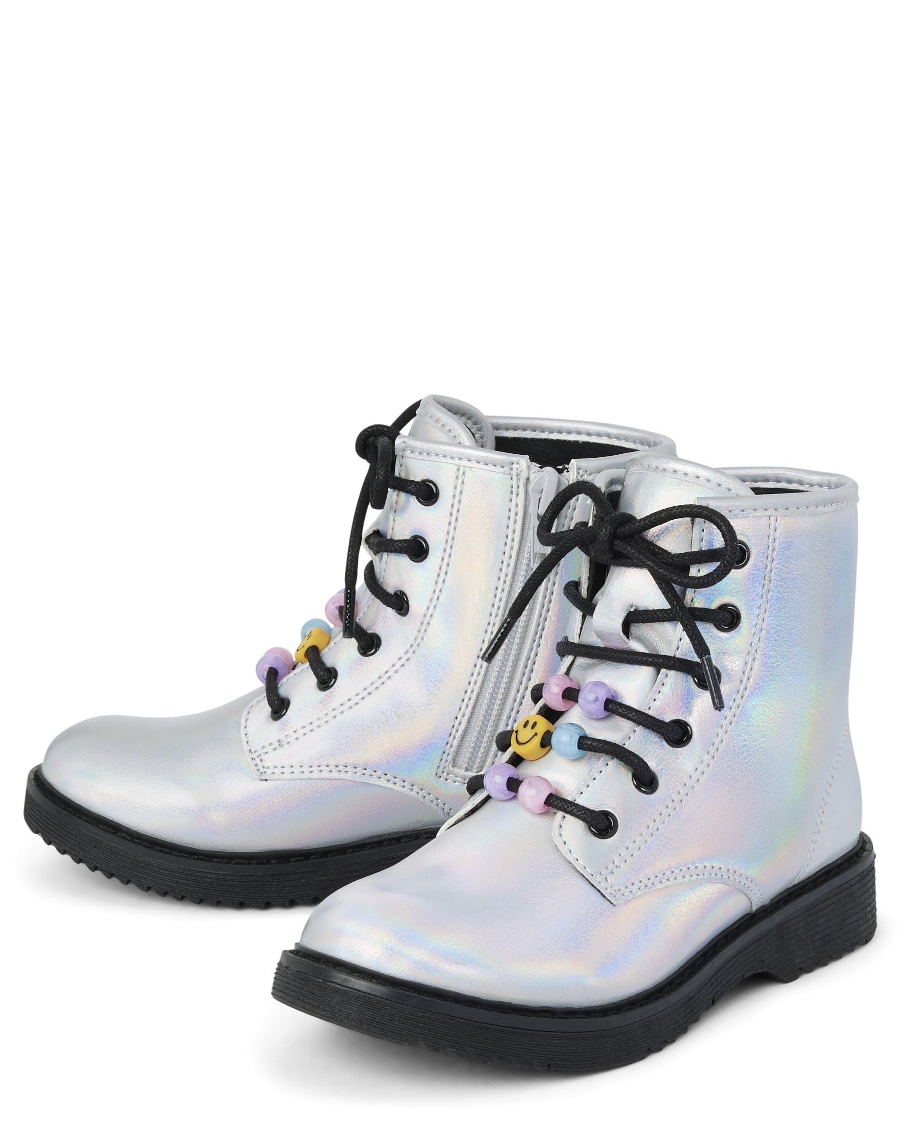 The Children's Place Girl's Lace Up Combat Boots