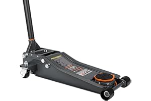 Maxority 3-Ton (6600lbs) Low Profile Hydraulic Heavy-Duty Steel Floor Jack with Dual Pistons Quick Lift Pump, Home and Workshop Car Maintenance for Various Vehicles (Random Color, 3 Ton Low Profile)