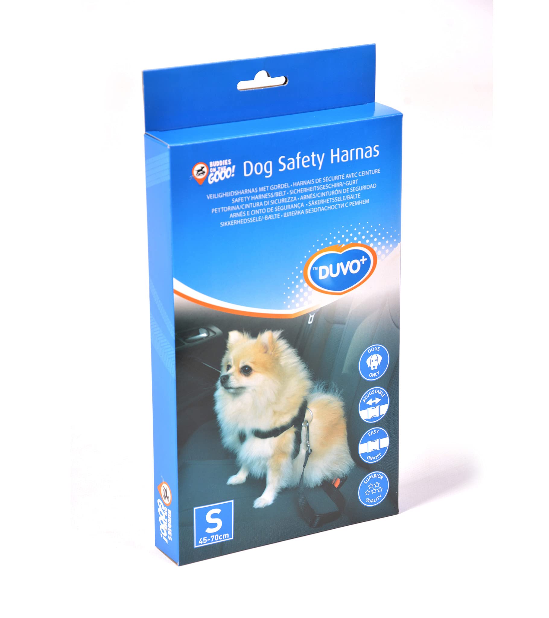 DUVO 121003 Car Safety Harness for Dogs, Small