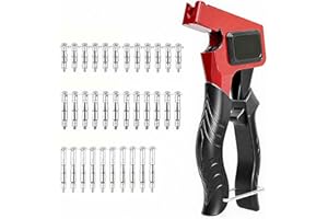 BURMONG ​​Heavy Duty Molly Bolts for Drywall - 3 Sizes (0.12"-1.28") Metal Hollow Wall Anchors & Screws Kit, Includes Setting Tool, Works on Drywall, Hollow Wall & Plaster (34 Pieces Total)​​