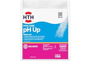 HTH 67058 Swimming Pool Care pH Up, Raises pH, Swimming Pool Chemical, 4 Lbs