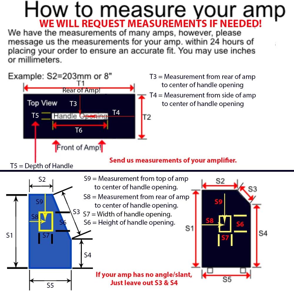DCFY Guitar Amplifier Cover for Marshall Origin 50C Amp Premium