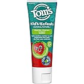 Tom's of Maine Children's Silly Strawberry Natural Fluoride Toothpaste – Anticavity Fluoride Toothpaste for kids – All Natura