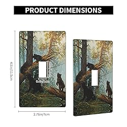 Bear Light Switch Cover Single Toggle Switch Plate