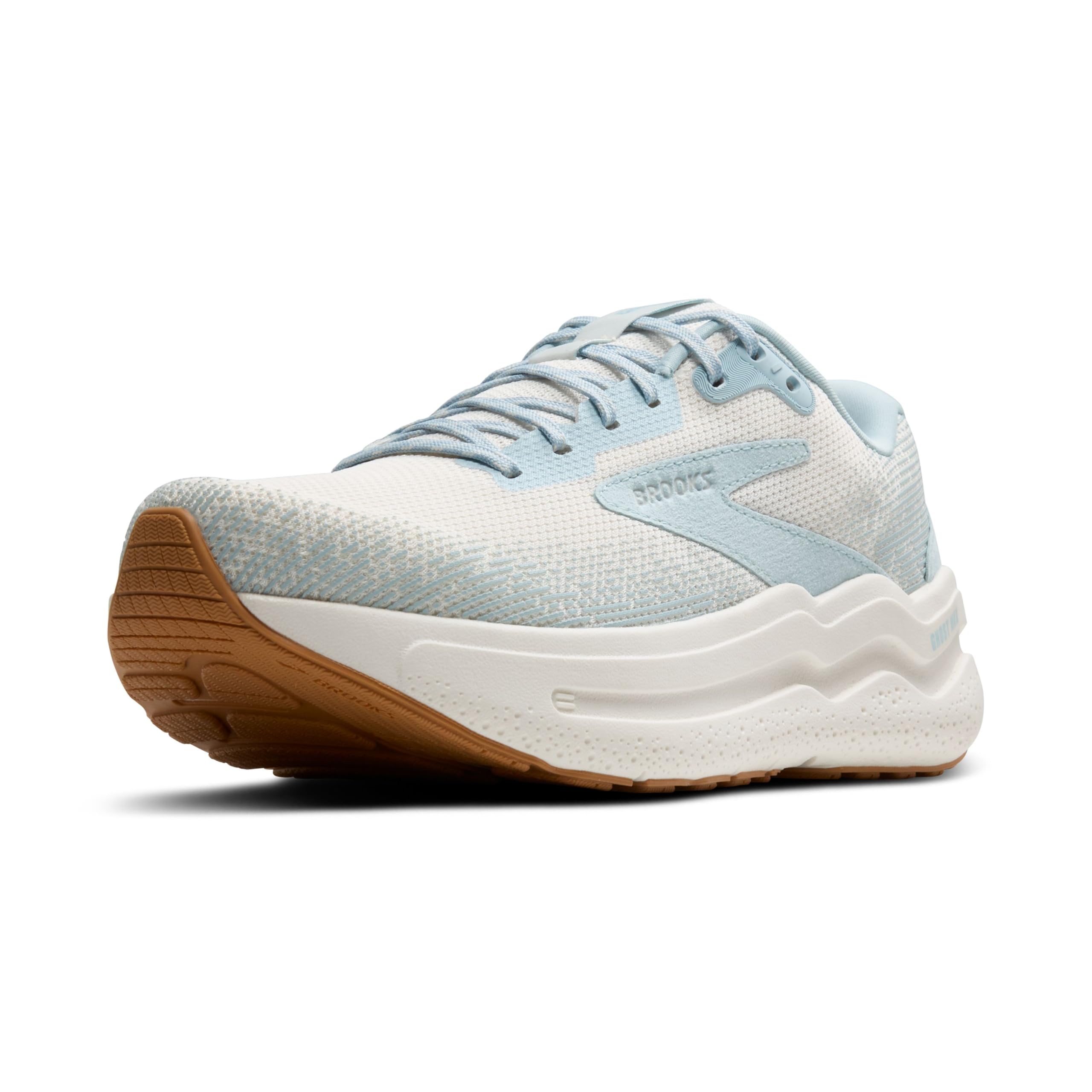 Brooks Women’s Ghost Max 2 Neutral Running & Walking Shoe - Coconut Milk/Winter Sky - 5 Medium Image