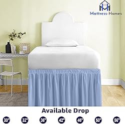 Mattress-Homes Ruffled Dorm Bed Skirt, Twin