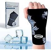 Wearable Thumb Wrist Ice Pack for Pain Relief, Reusable Soft Gel Ice Pack, for Injuries Surgery Recovery Hot Cold Compress Therapy for Carpal Tunnel Tendonitis Swelling Arthritis