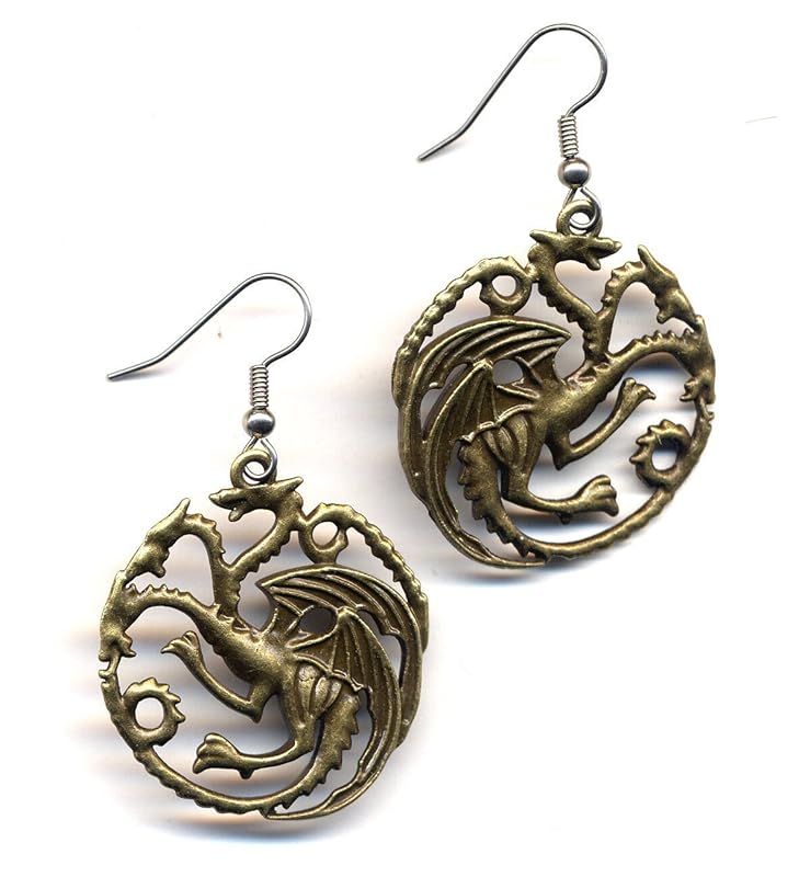 Dragon Earrings, Surgical Steel Earrings, Game of Thrones