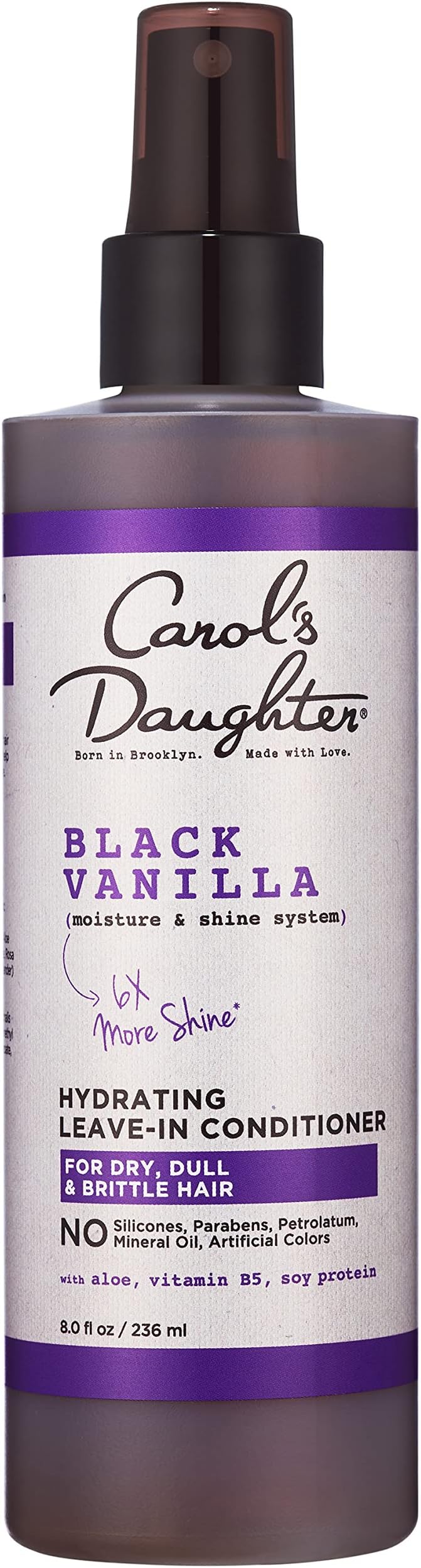 Carol's Daughter Black Vanilla Leave In Conditioner Dry Dull Hair 8oz Aloe B5