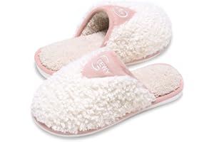 GOEWY Cozy Fuzzy Slippers for Women Indoor and Outdoor Non Slip Memory Foam House Shoes Christmas Gift for Women Mom Girlfriend Daughter
