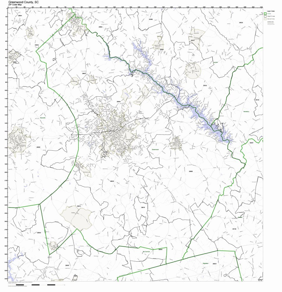 Greenwood Sc Zip Code Map Greenwood County, South Carolina Sc Zip Code Map Not Laminated: Amazon.com:  Office Products