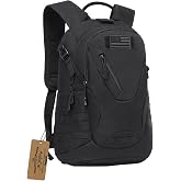 ArcEnCiel 15L Motorcycle Backpack Tactical Bag Rucksacks for Outdoor Camping Trekking Hunting with Patch