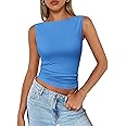 Trendy Queen Women Going Out Summer Tank Tops Spring Casual Basic Cute 2025 Sleeveless Shirt Vacation Fashion Outfit Clothes