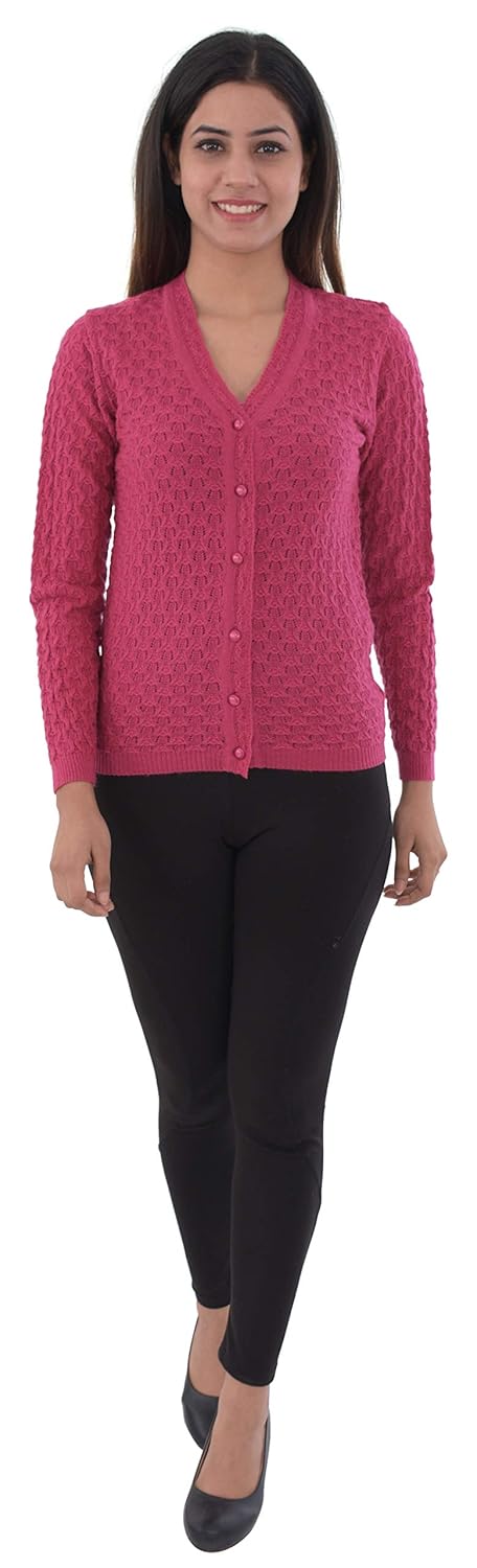dynamis women winter sweater pink