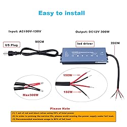 TOPAI LED Driver 12V 300W Outdoor IP67 Waterproof
