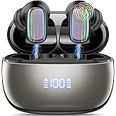 AI Language Translator Earbuds Real Time, 164 Language/6 Translation Modes Translator Earbuds 3-in-1 Translation Headphones, Bluetooth 5.4 Translation Device for Travel Business Learning, Black