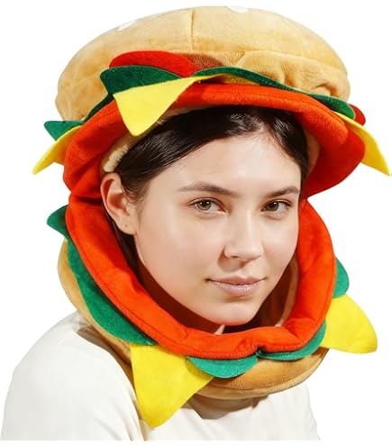Hemobllo Béret à Hamburger Mignon Pour Festivals Et Fêtes, Style