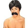 Forum Novelties Men's Burt The Bandit Novelty Wig and Mustache